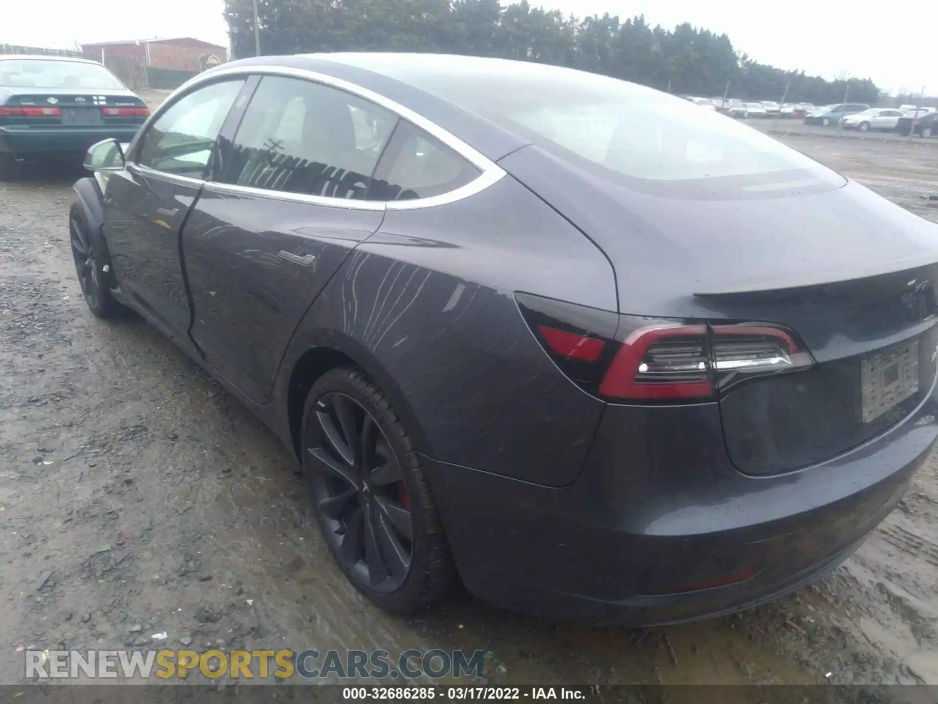 3 Photograph of a damaged car 5YJ3E1EC0LF721190 TESLA MODEL 3 2020