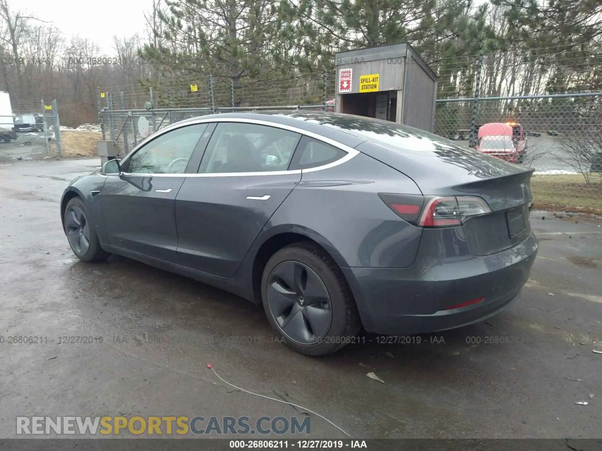 3 fotografías del automóvil dañado 5YJ3E1EC1LF586205 TESLA MODEL 3 2020