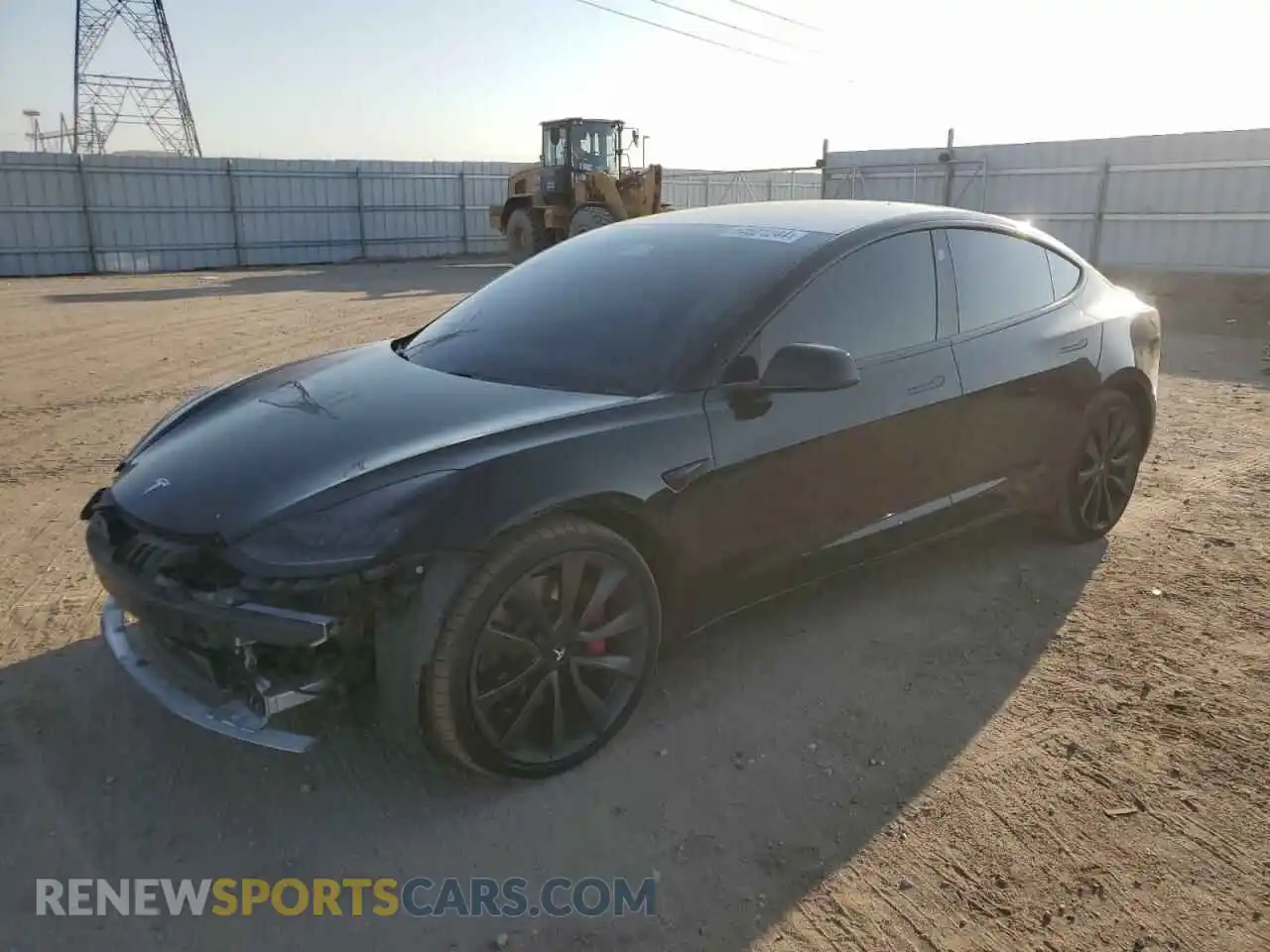 1 Photograph of a damaged car 5YJ3E1EC1LF742789 TESLA MODEL 3 2020