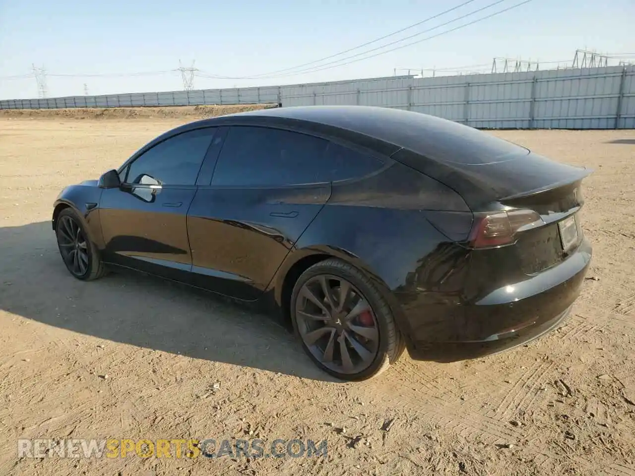 2 Photograph of a damaged car 5YJ3E1EC1LF742789 TESLA MODEL 3 2020