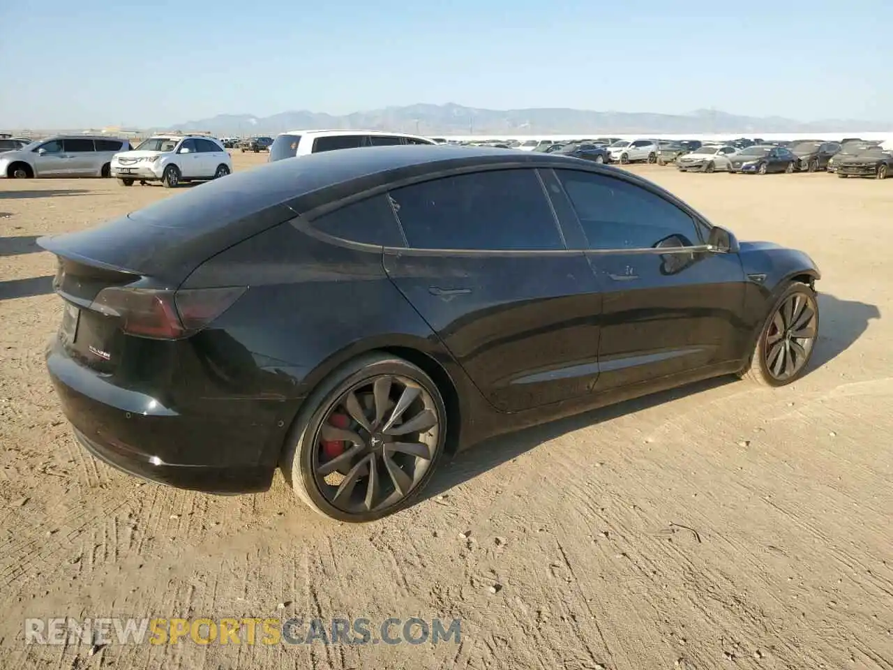 3 Photograph of a damaged car 5YJ3E1EC1LF742789 TESLA MODEL 3 2020