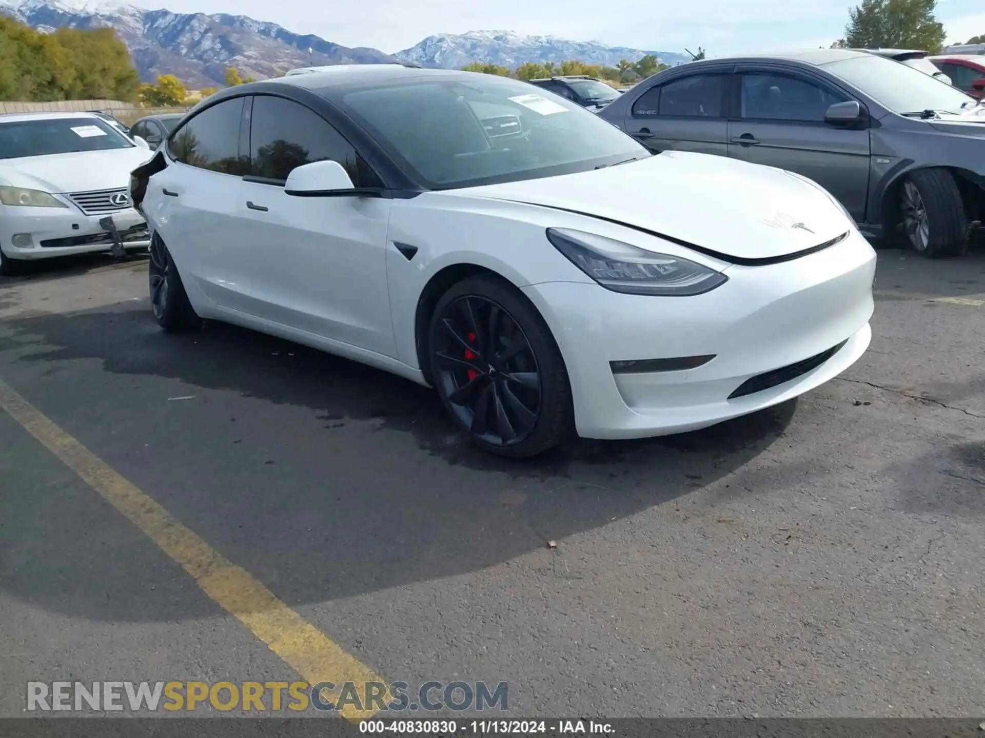 1 Фотография поврежденного автомобиля 5YJ3E1EC1LF807866 TESLA MODEL 3 2020