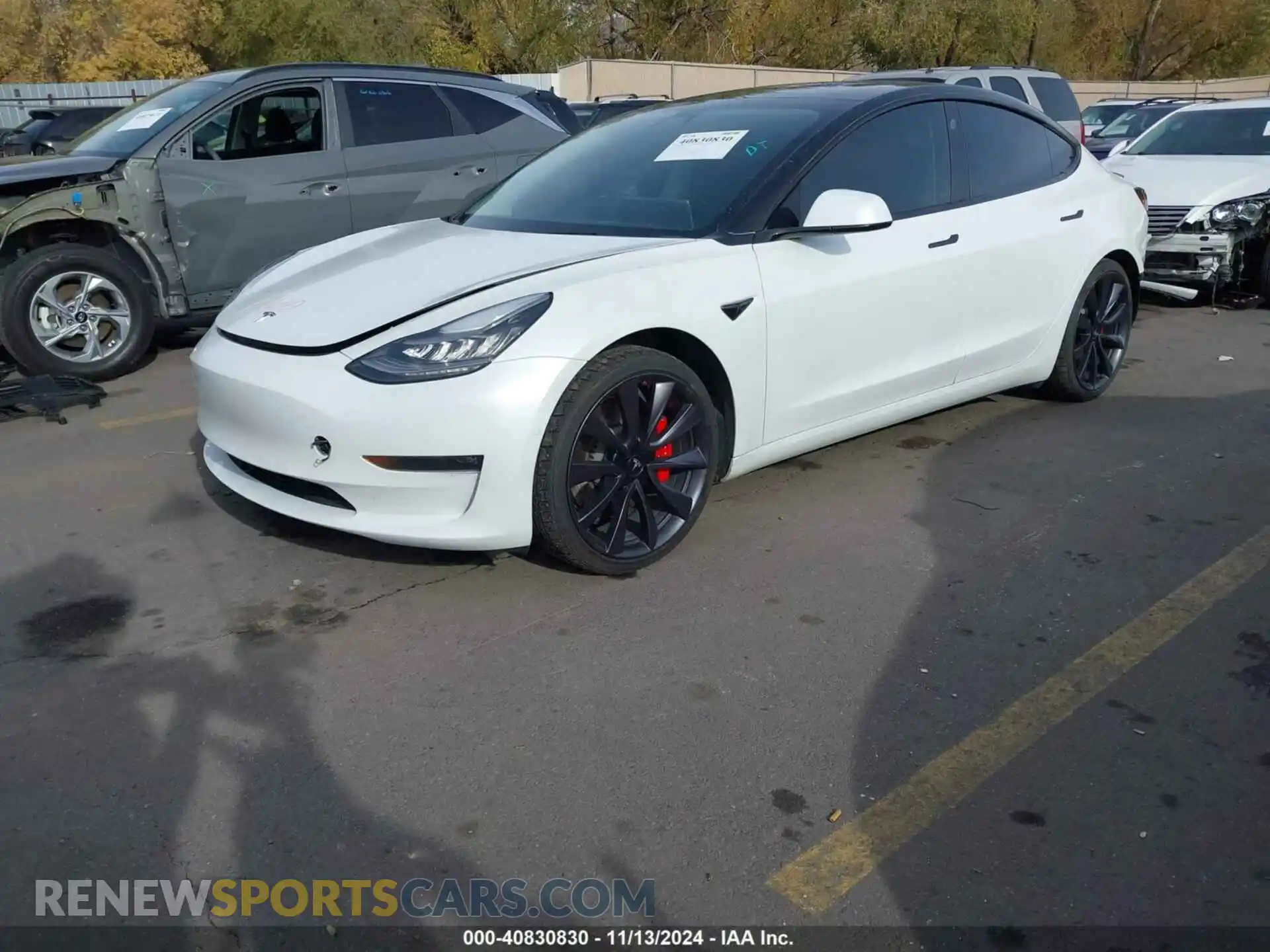 2 Фотография поврежденного автомобиля 5YJ3E1EC1LF807866 TESLA MODEL 3 2020