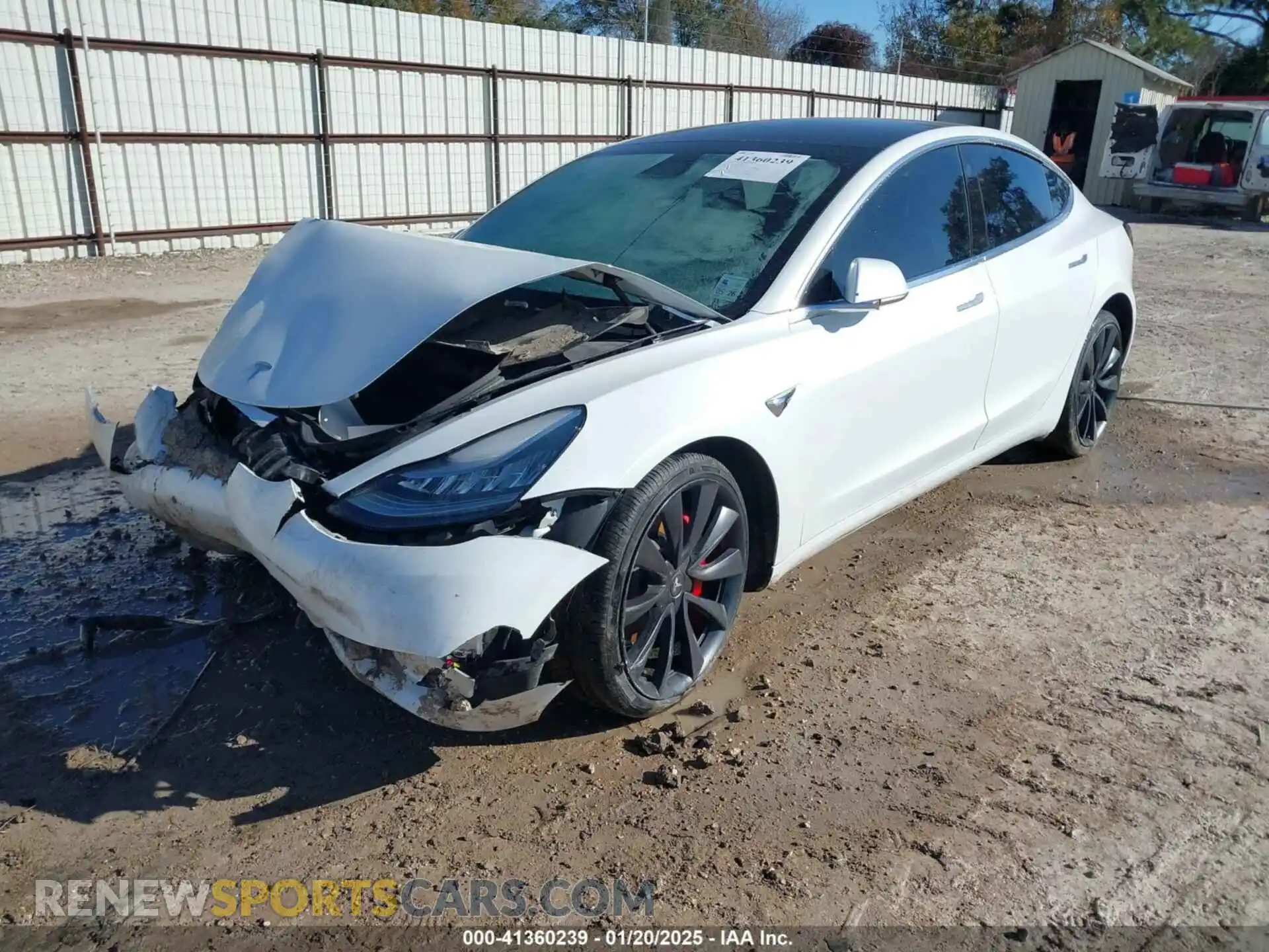 2 Фотография поврежденного автомобиля 5YJ3E1EC2LF623827 TESLA MODEL 3 2020