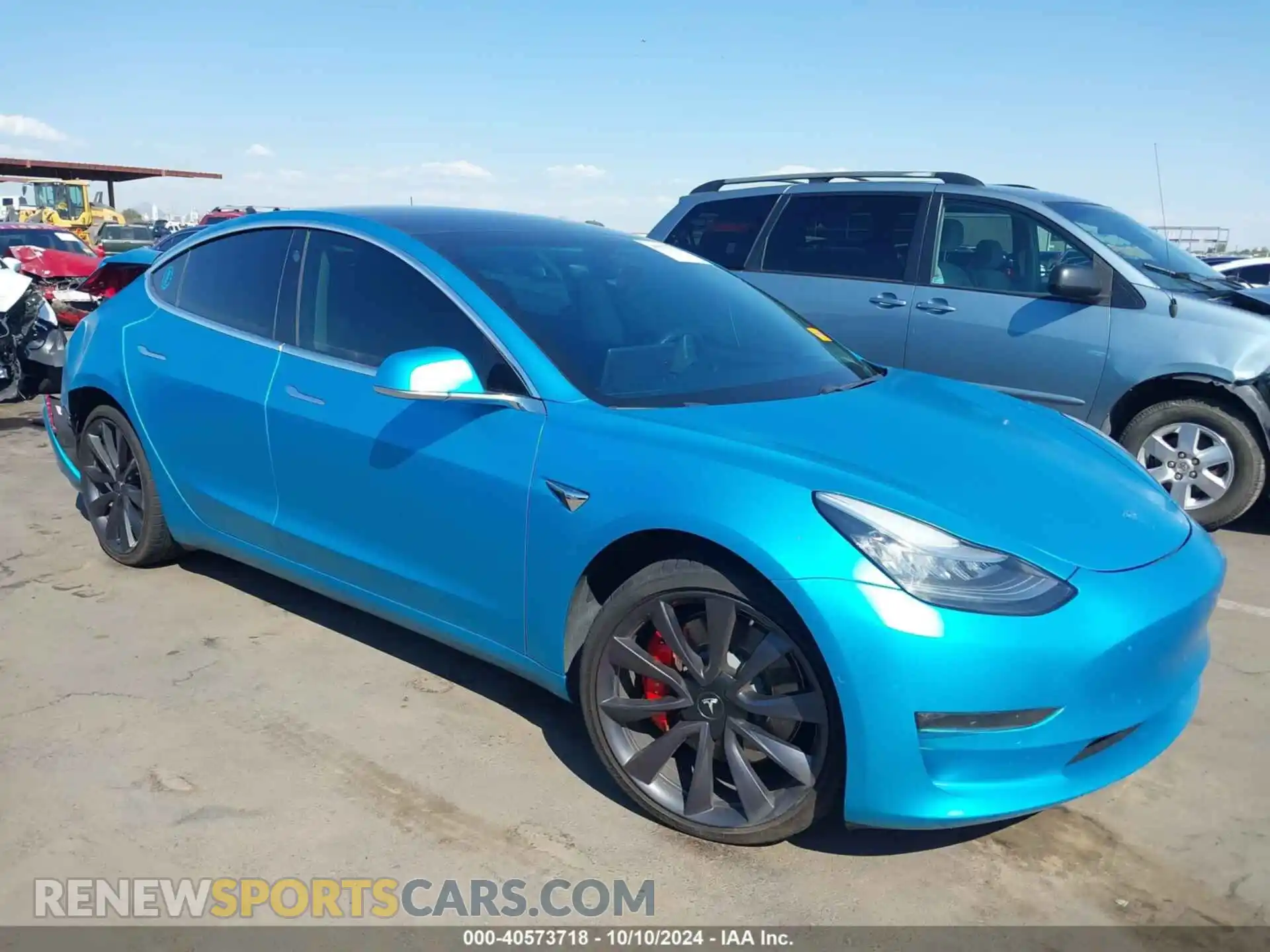 1 Photograph of a damaged car 5YJ3E1EC2LF641101 TESLA MODEL 3 2020