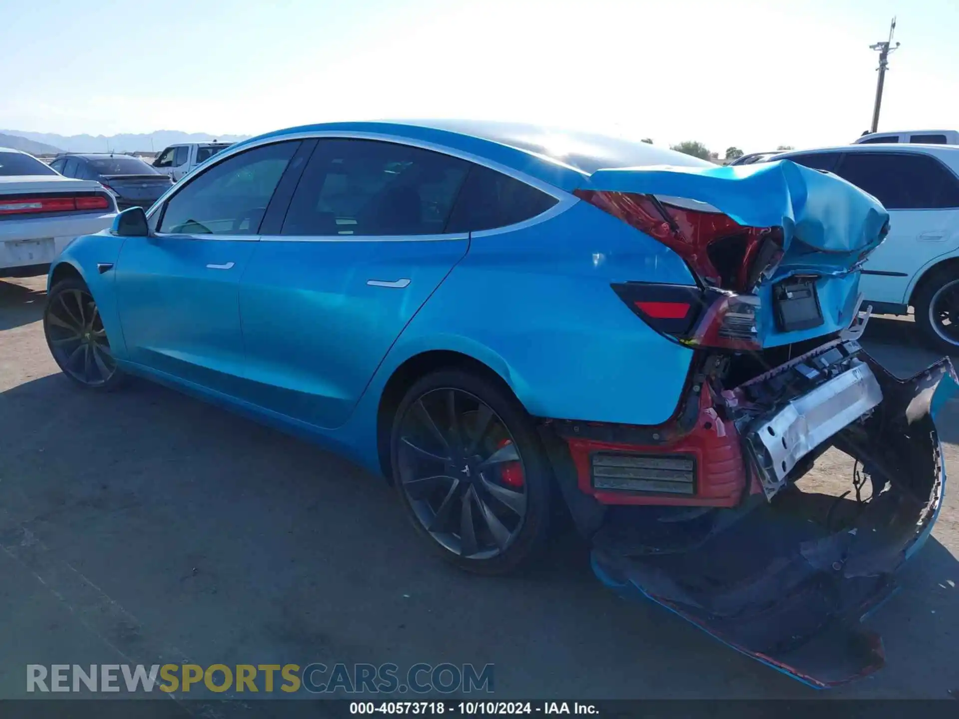3 Photograph of a damaged car 5YJ3E1EC2LF641101 TESLA MODEL 3 2020