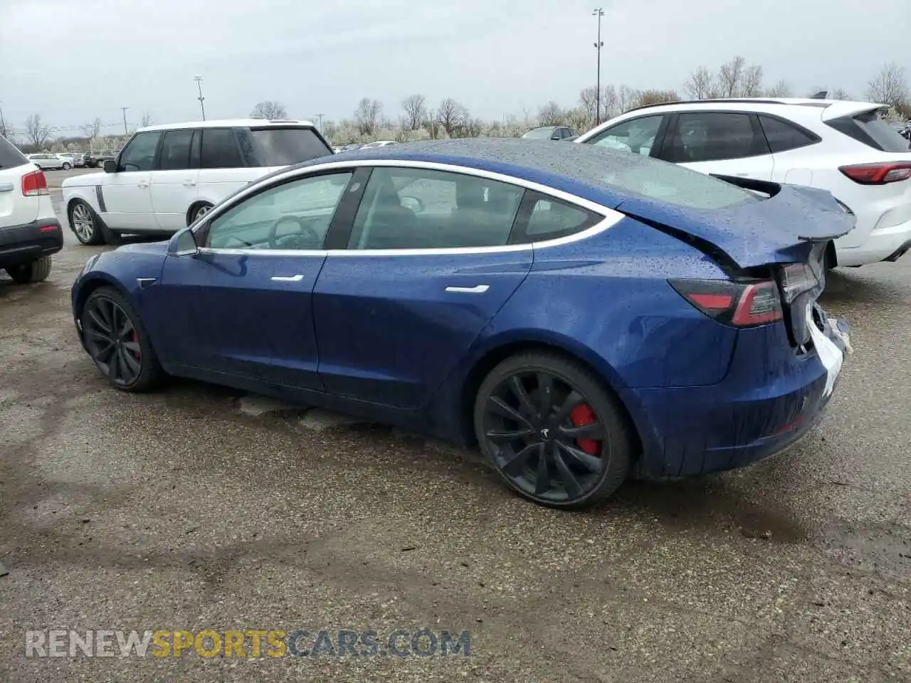 2 Photograph of a damaged car 5YJ3E1EC2LF669481 TESLA MODEL 3 2020