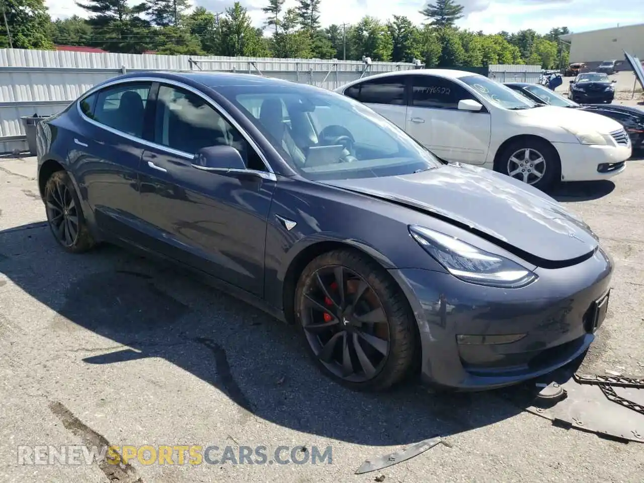 1 Photograph of a damaged car 5YJ3E1EC2LF788132 TESLA MODEL 3 2020