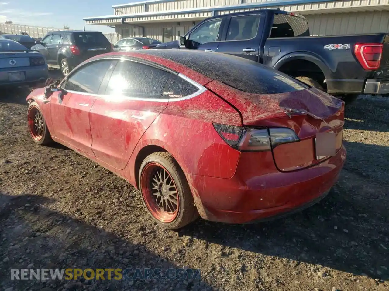 3 fotografías del automóvil dañado 5YJ3E1EC2LF791712 TESLA MODEL 3 2020