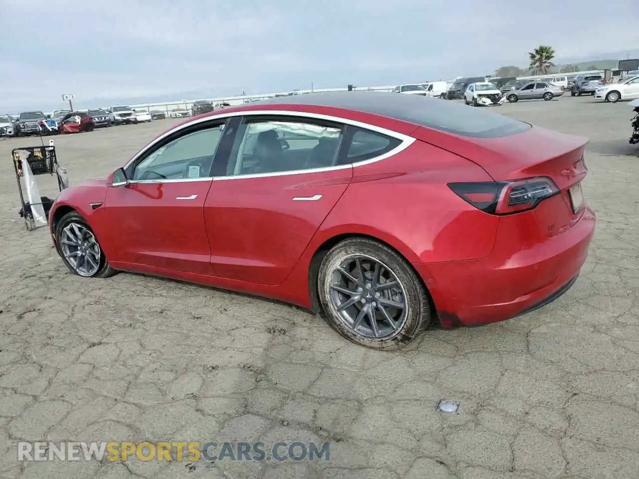 2 Photograph of a damaged car 5YJ3E1EC3LF601898 TESLA MODEL 3 2020
