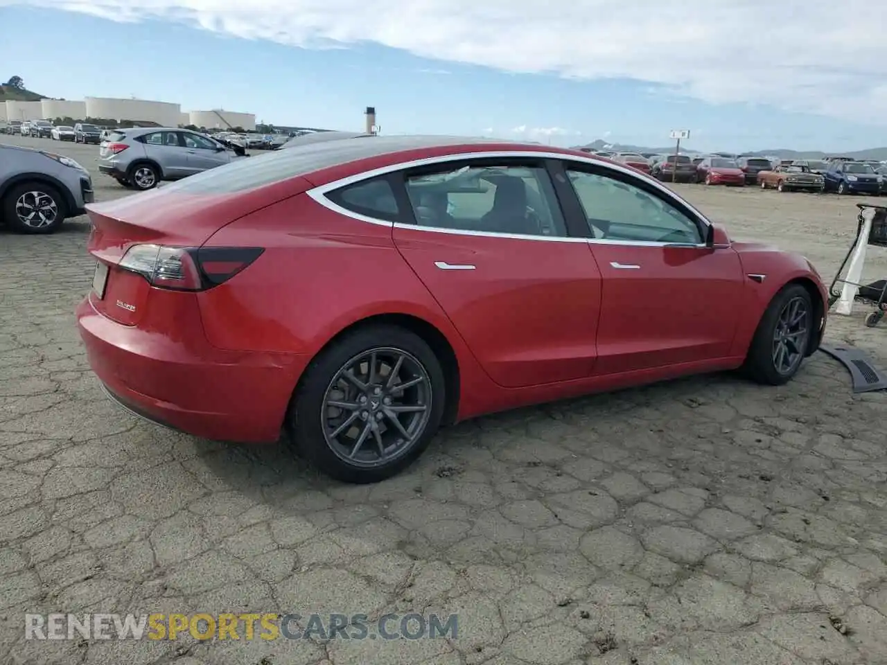 3 Photograph of a damaged car 5YJ3E1EC3LF601898 TESLA MODEL 3 2020