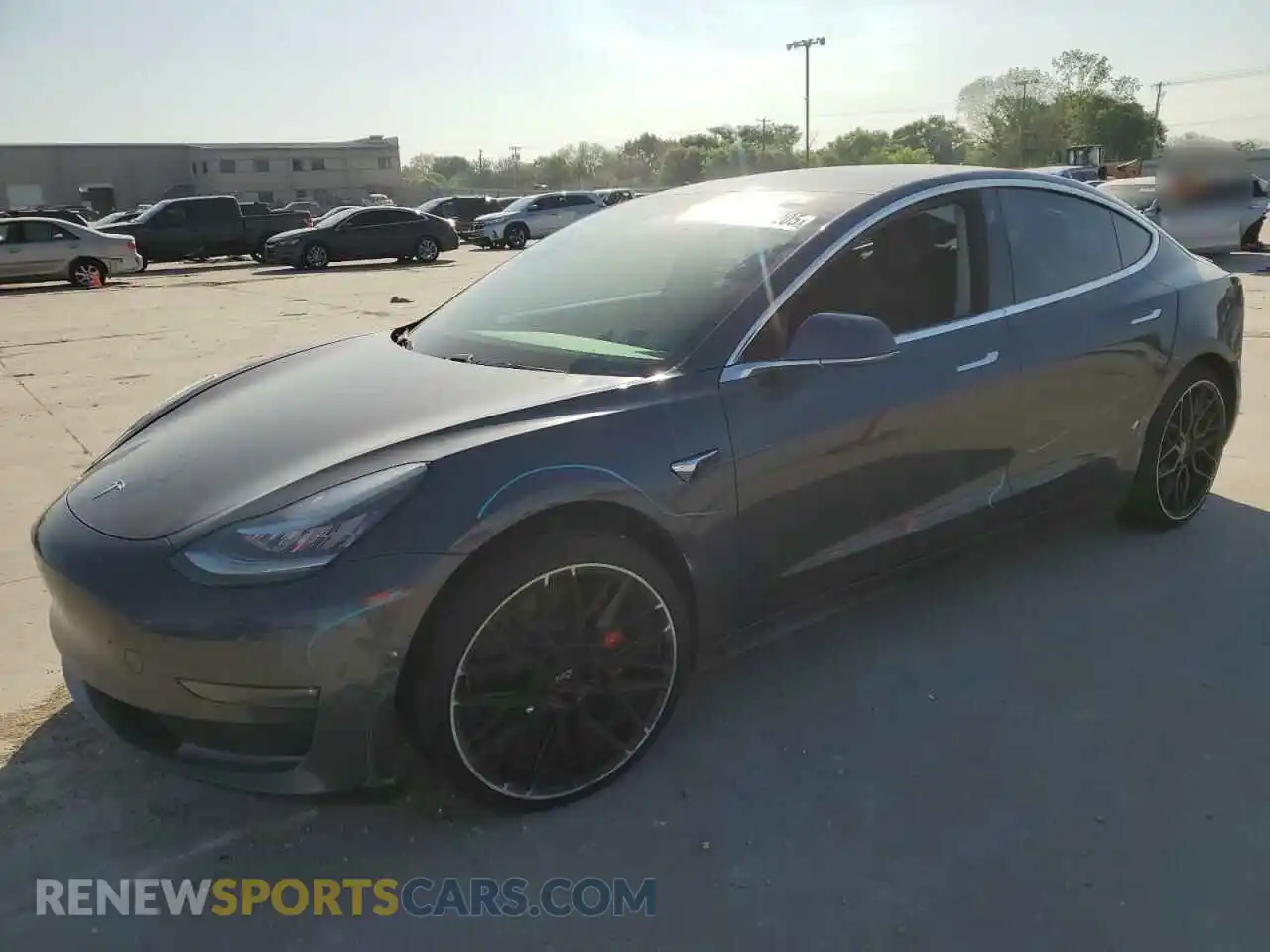 1 Photograph of a damaged car 5YJ3E1EC3LF641009 TESLA MODEL 3 2020
