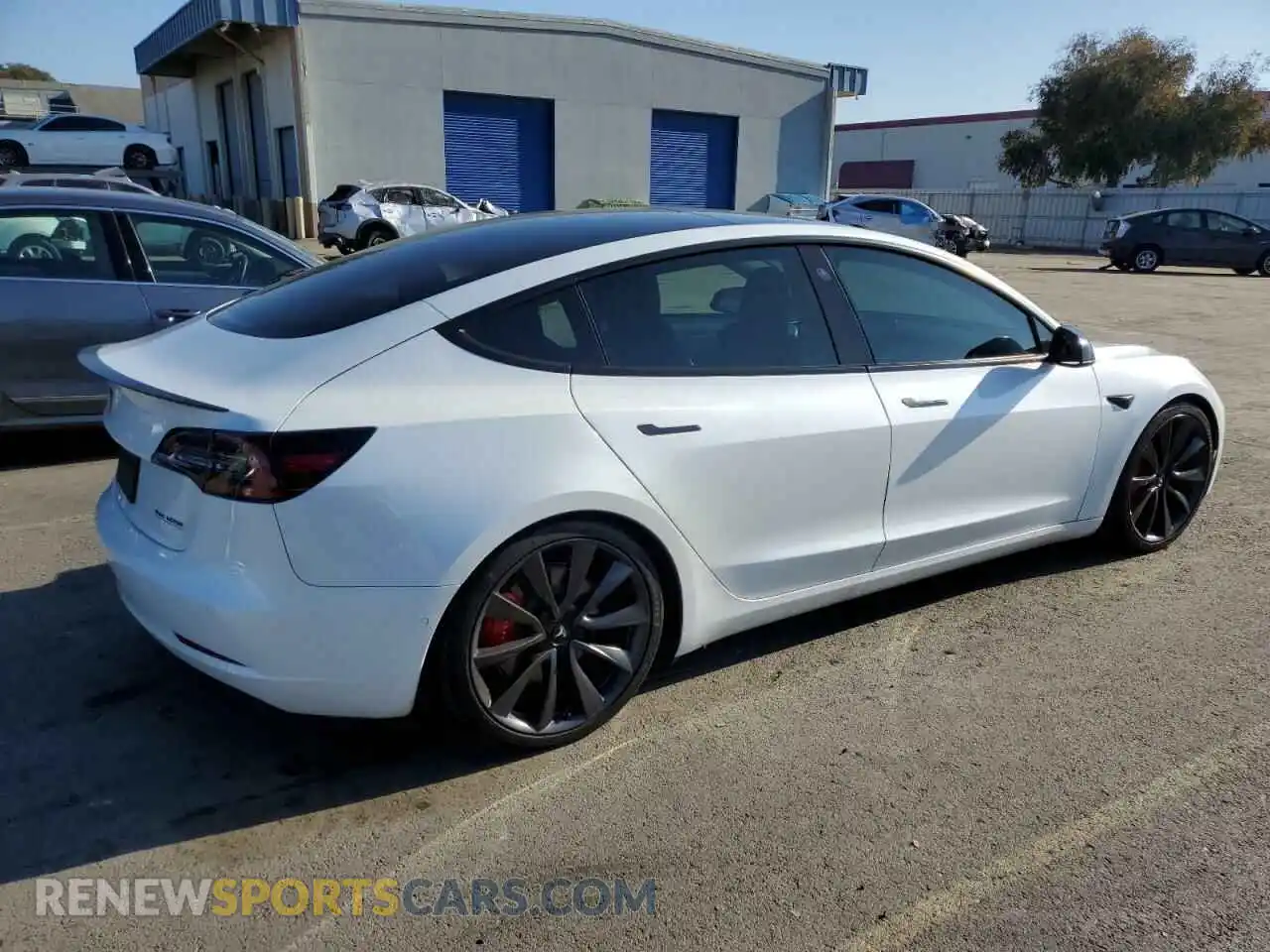 3 Photograph of a damaged car 5YJ3E1EC3LF714184 TESLA MODEL 3 2020