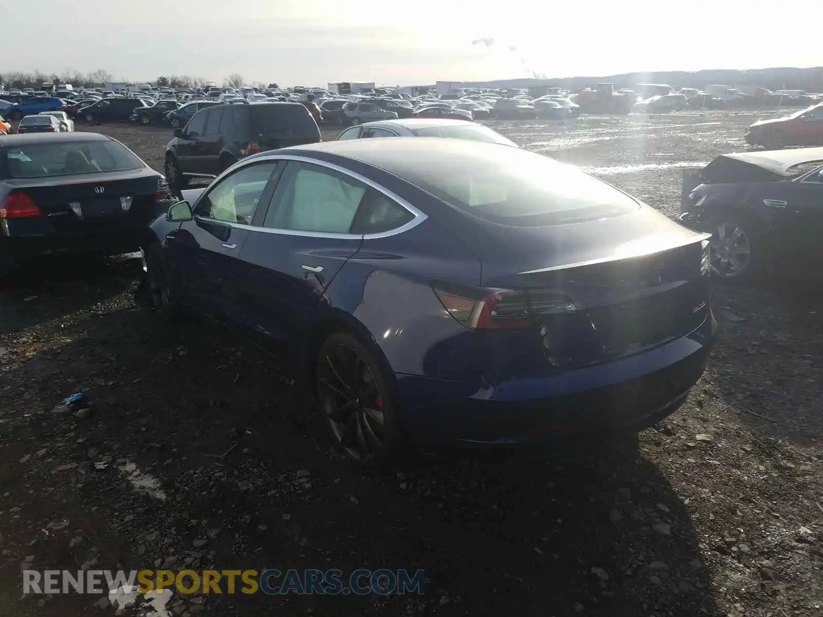 3 Photograph of a damaged car 5YJ3E1EC3LF796319 TESLA MODEL 3 2020