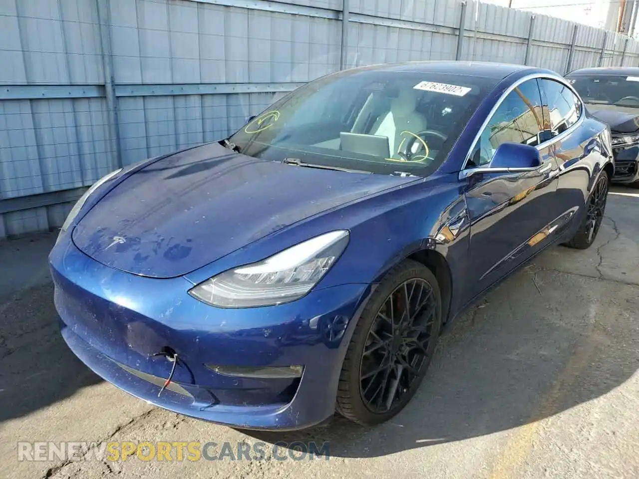 1 Photograph of a damaged car 5YJ3E1EC4LF624574 TESLA MODEL 3 2020