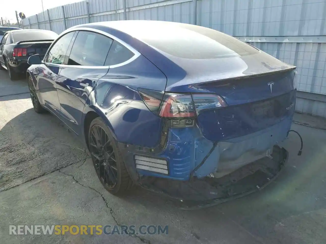 2 Photograph of a damaged car 5YJ3E1EC4LF624574 TESLA MODEL 3 2020