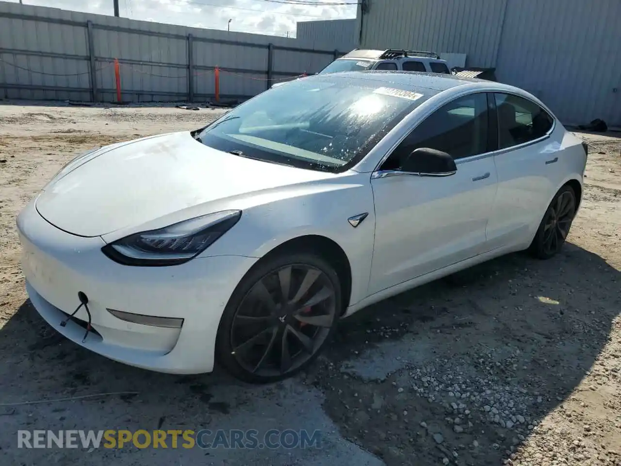 1 Photograph of a damaged car 5YJ3E1EC4LF641472 TESLA MODEL 3 2020