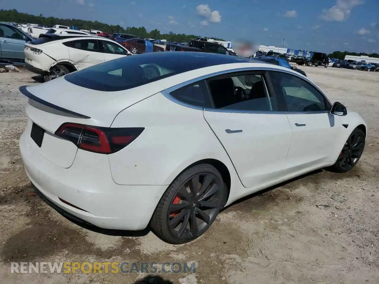 3 Photograph of a damaged car 5YJ3E1EC4LF641472 TESLA MODEL 3 2020