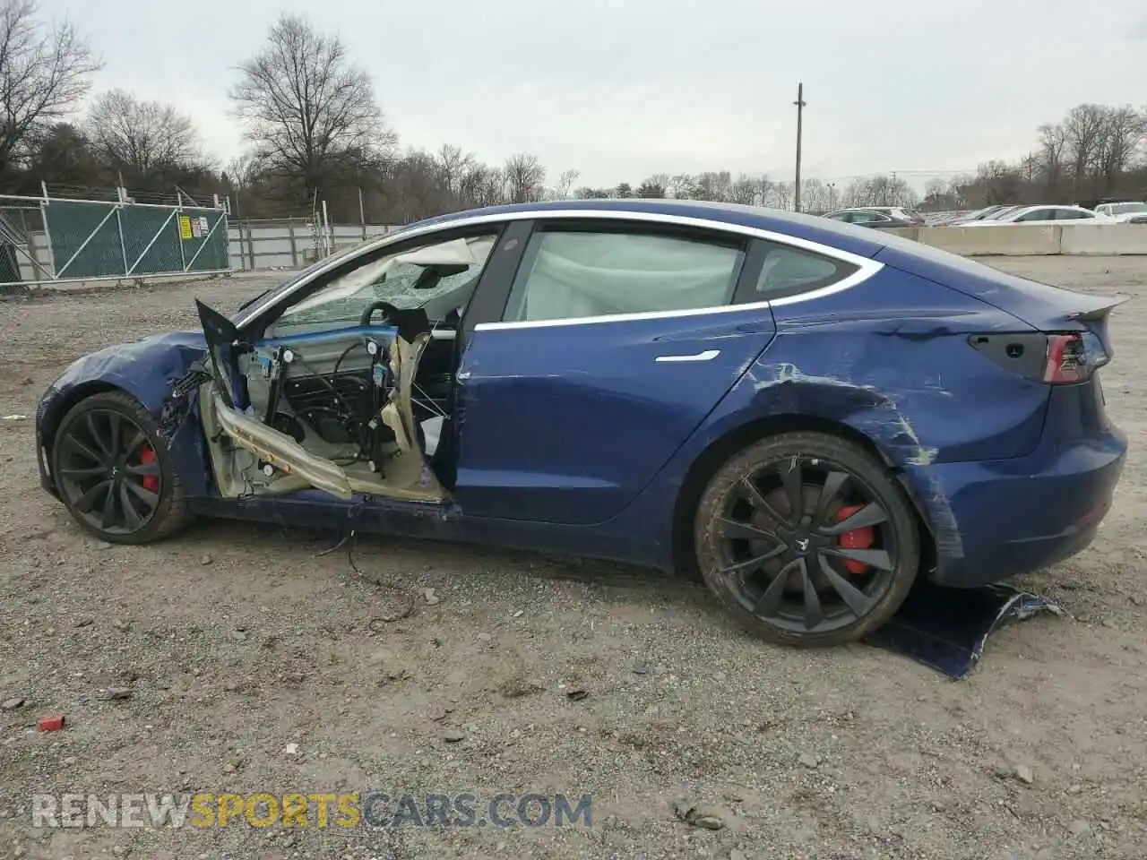 2 Photograph of a damaged car 5YJ3E1EC5LF641951 TESLA MODEL 3 2020