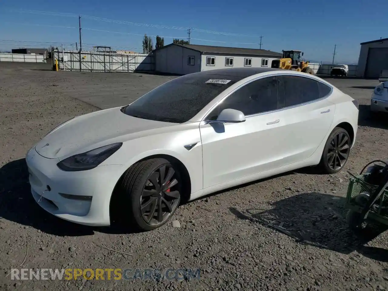 1 Photograph of a damaged car 5YJ3E1EC5LF805540 TESLA MODEL 3 2020
