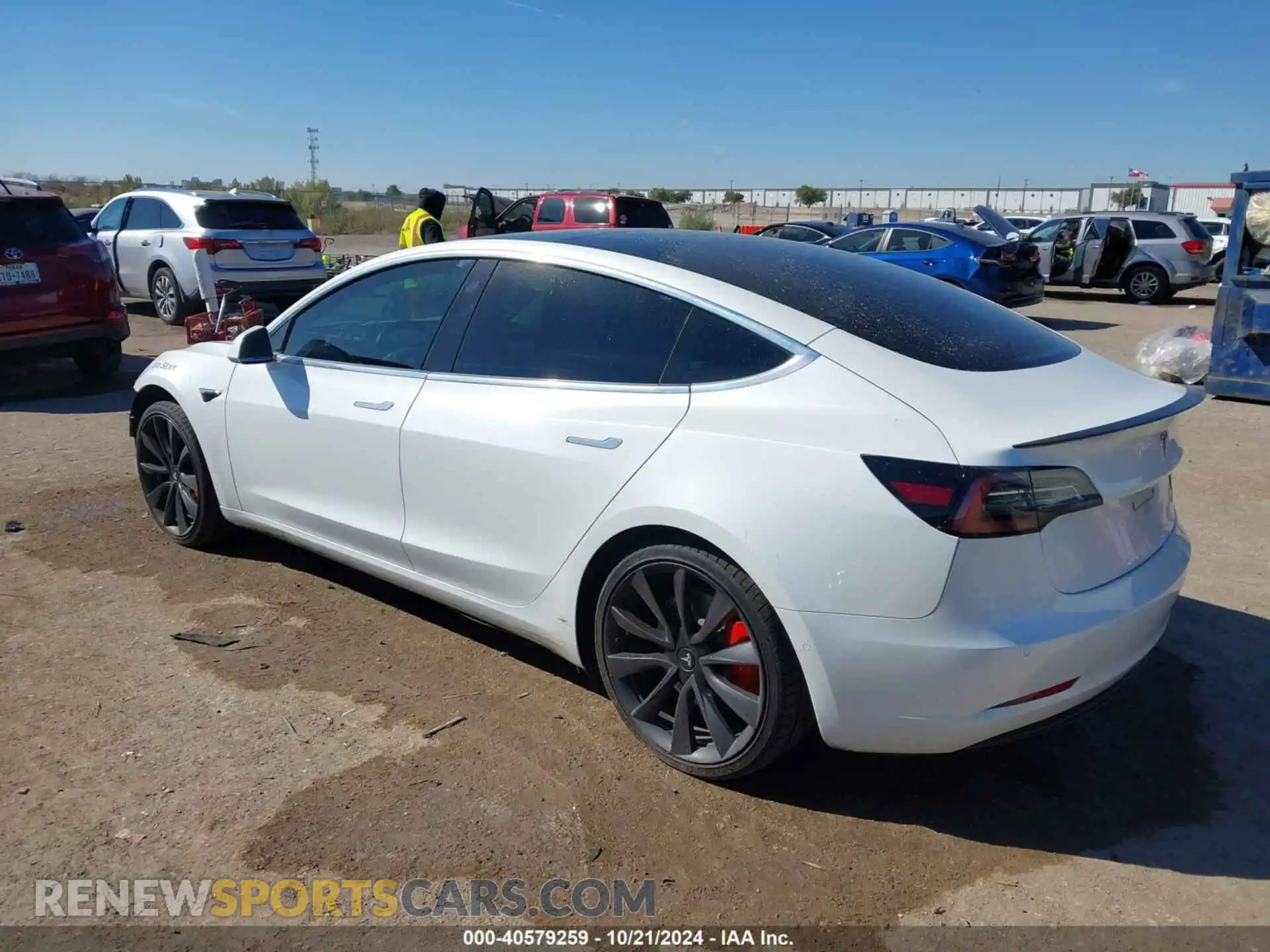 3 Photograph of a damaged car 5YJ3E1EC6LF623992 TESLA MODEL 3 2020