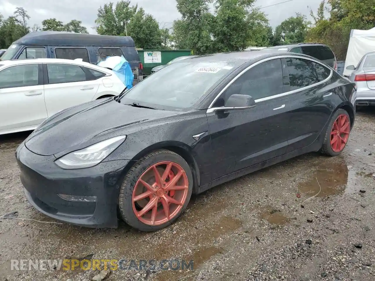 1 Photograph of a damaged car 5YJ3E1EC6LF641683 TESLA MODEL 3 2020