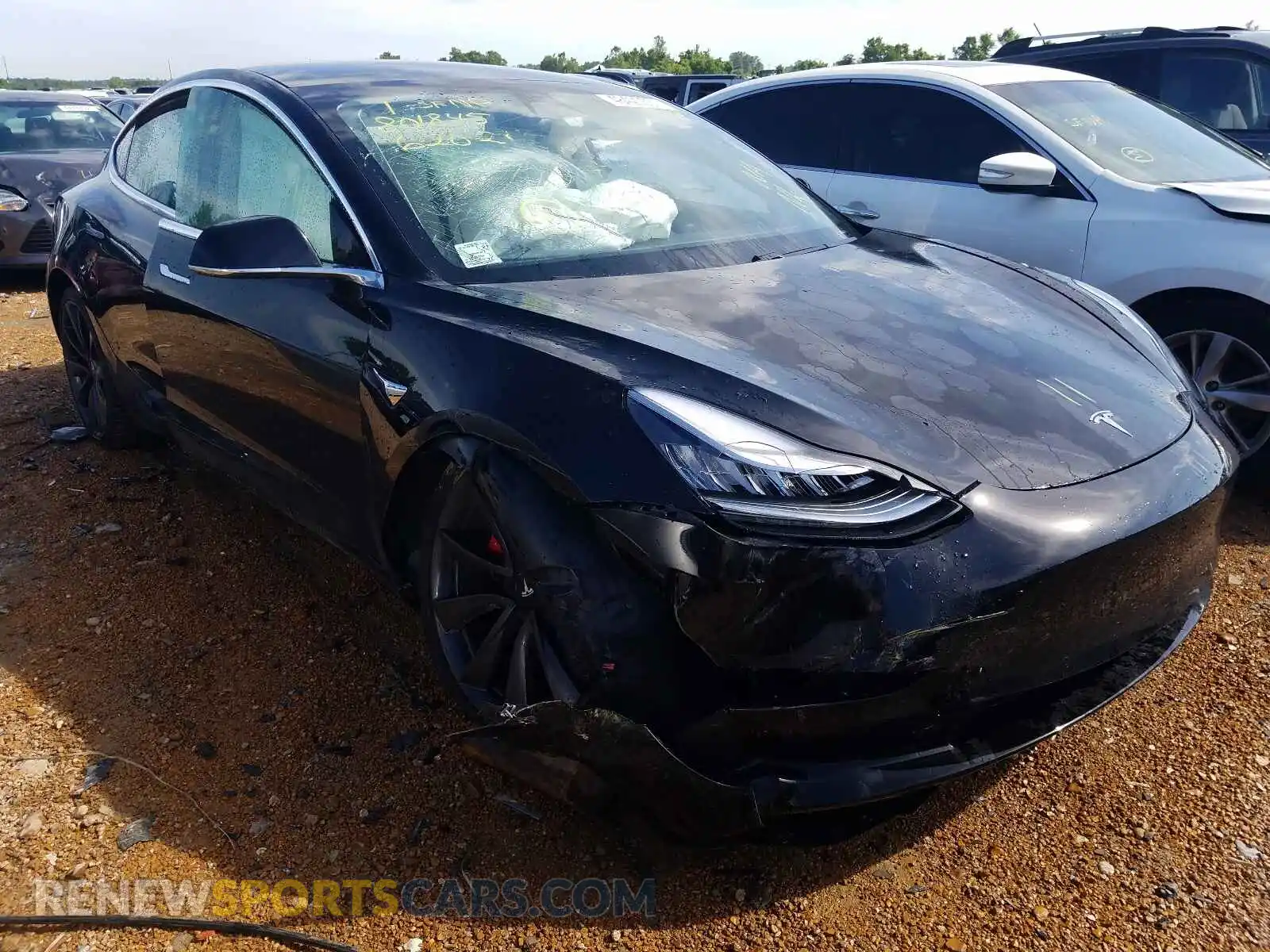 1 Фотография поврежденного автомобиля 5YJ3E1EC6LF774962 TESLA MODEL 3 2020