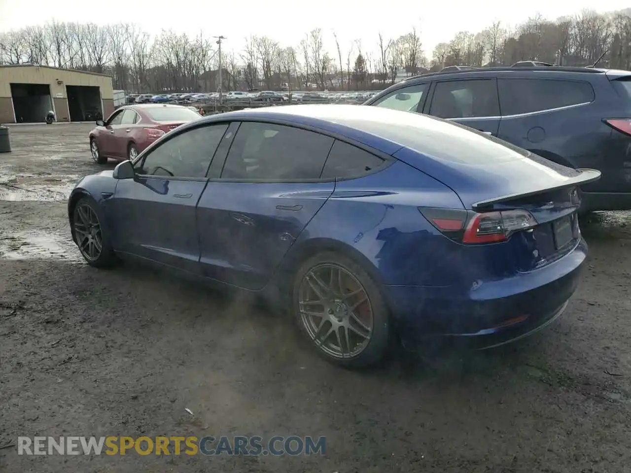2 Photograph of a damaged car 5YJ3E1EC7LF669668 TESLA MODEL 3 2020