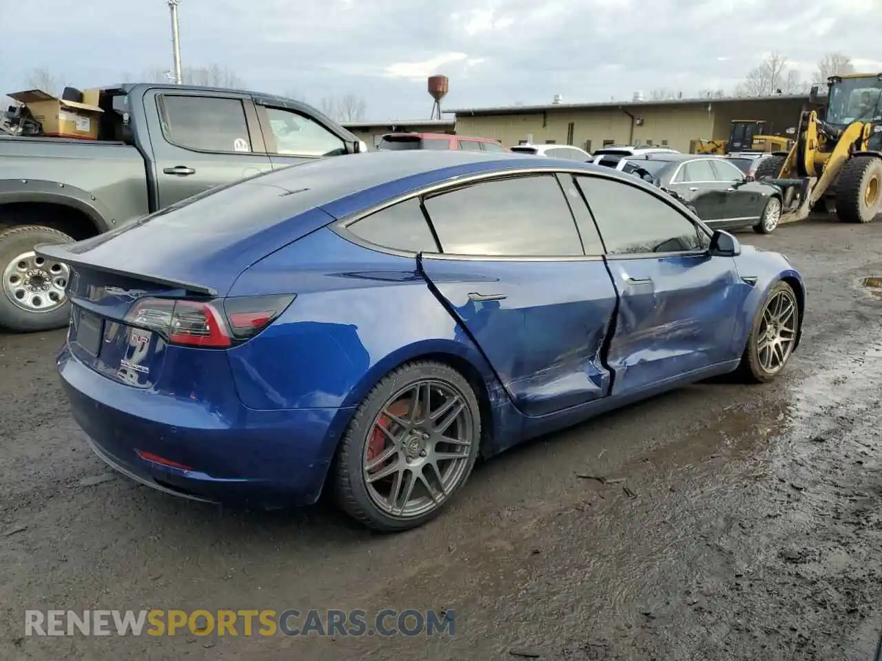 3 Photograph of a damaged car 5YJ3E1EC7LF669668 TESLA MODEL 3 2020