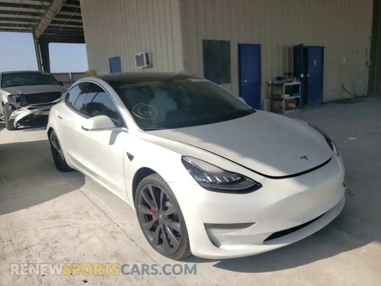 1 Photograph of a damaged car 5YJ3E1EC7LF774999 TESLA MODEL 3 2020