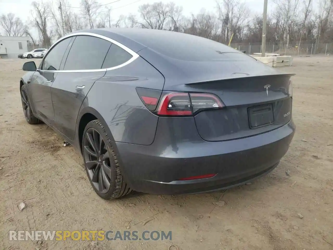 3 Photograph of a damaged car 5YJ3E1EC8LF647288 TESLA MODEL 3 2020