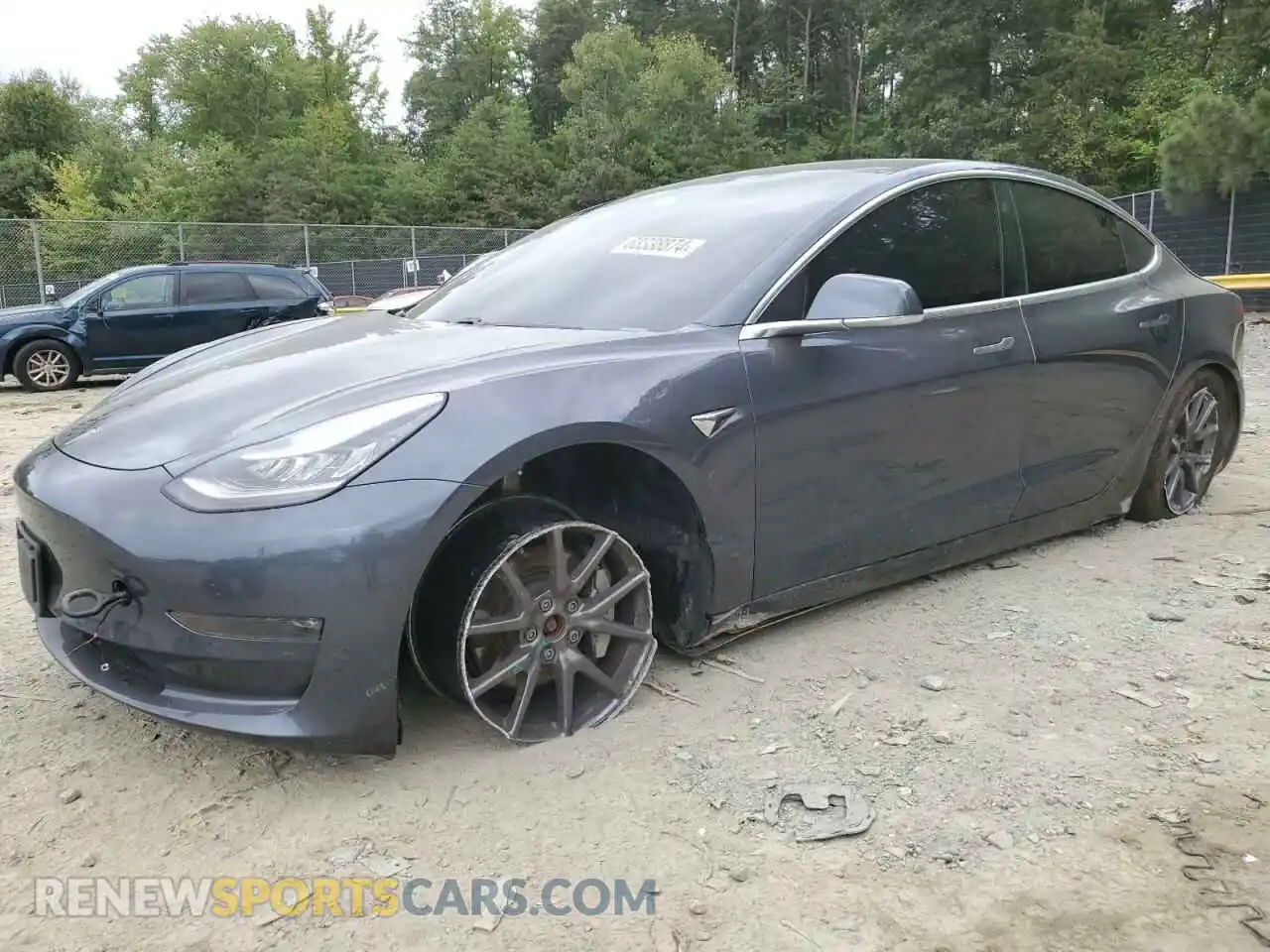 1 Photograph of a damaged car 5YJ3E1EC9LF586310 TESLA MODEL 3 2020