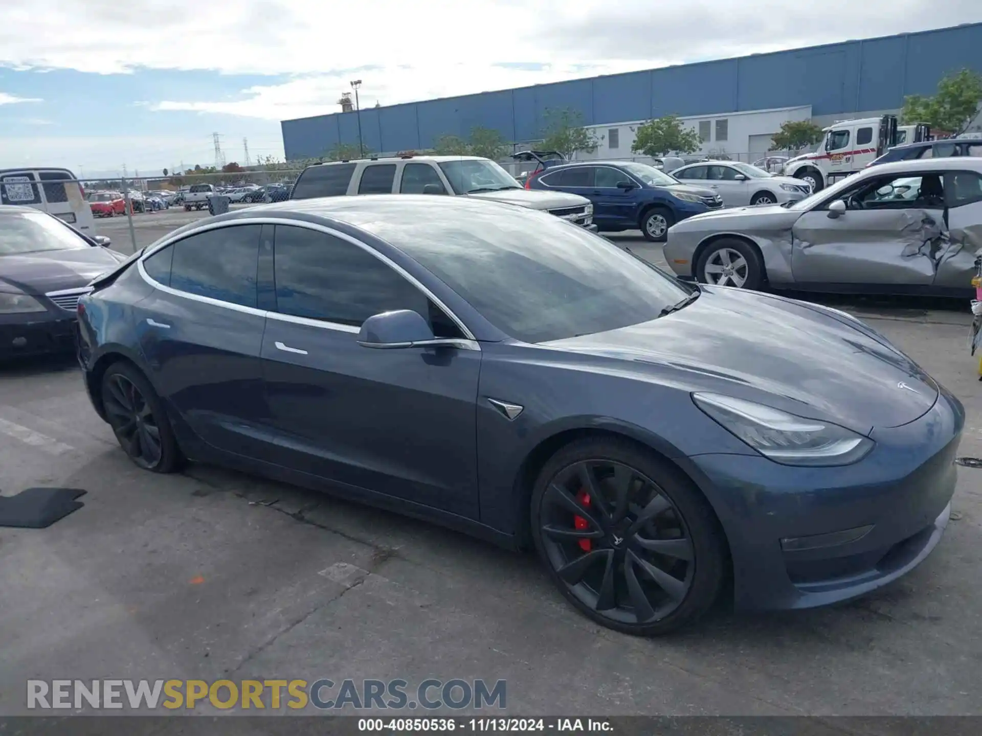 1 Photograph of a damaged car 5YJ3E1EC9LF641774 TESLA MODEL 3 2020