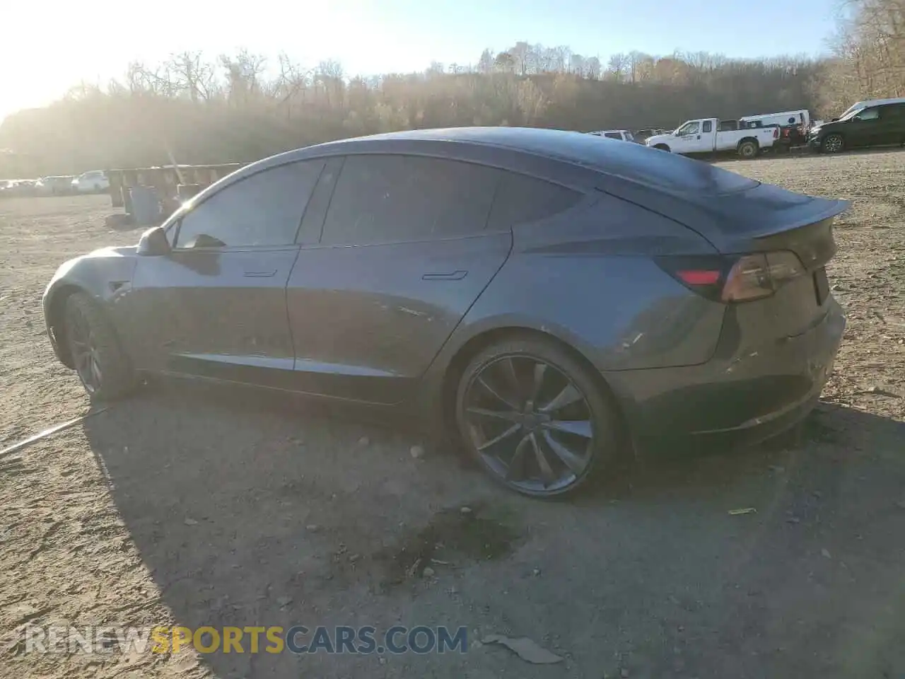 2 Photograph of a damaged car 5YJ3E1EC9LF742555 TESLA MODEL 3 2020