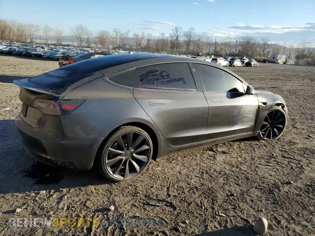 3 Photograph of a damaged car 5YJ3E1EC9LF742555 TESLA MODEL 3 2020