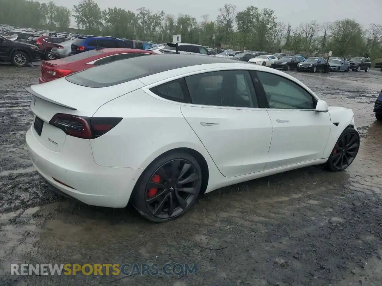 3 Photograph of a damaged car 5YJ3E1EC9LF784594 TESLA MODEL 3 2020