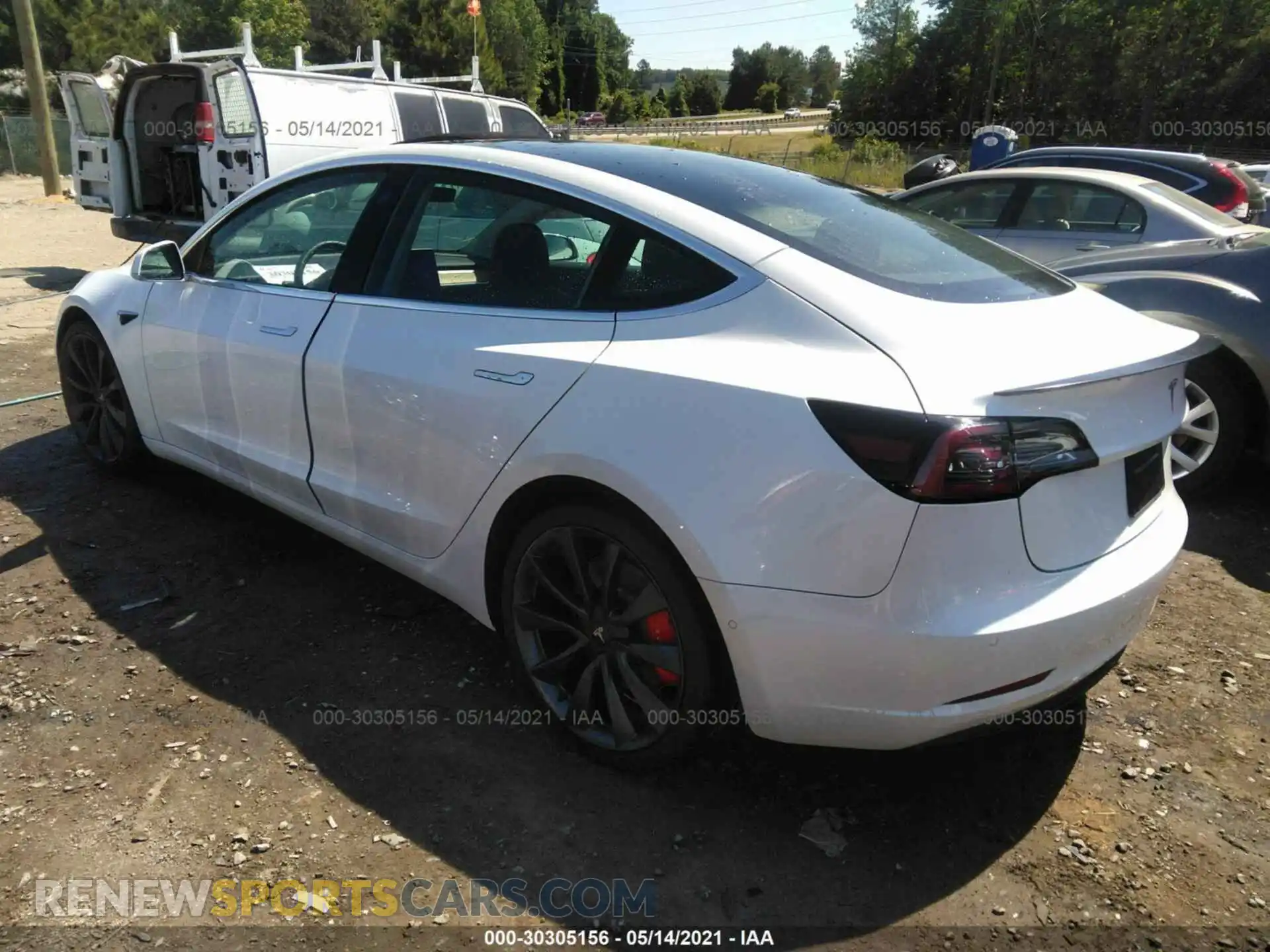 3 Photograph of a damaged car 5YJ3E1ECXLF623963 TESLA MODEL 3 2020