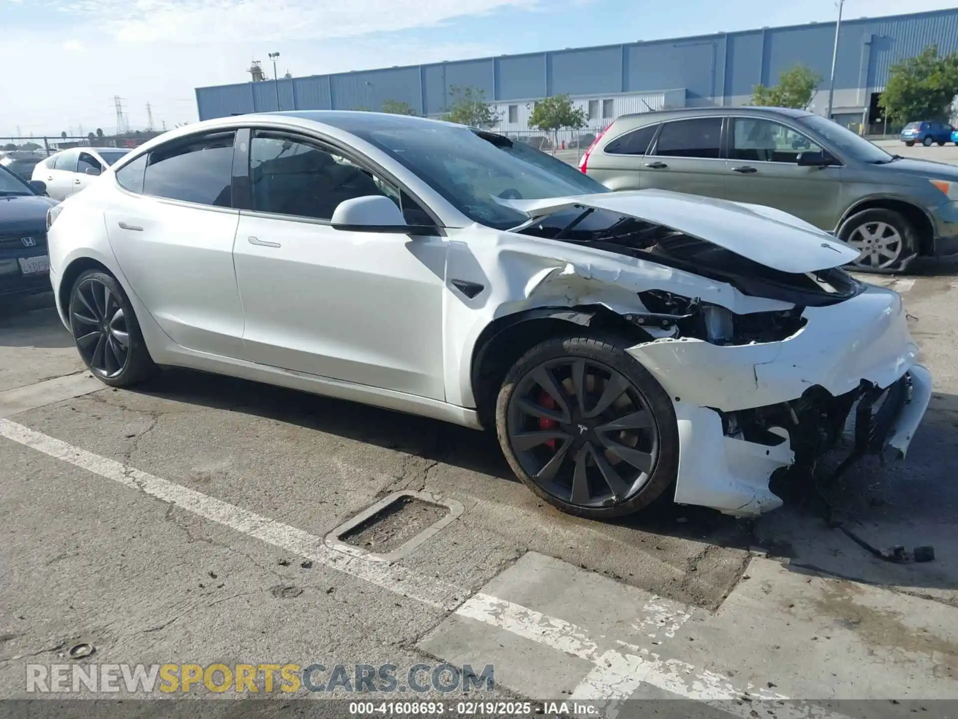 1 Фотография поврежденного автомобиля 5YJ3E1ECXLF736229 TESLA MODEL 3 2020