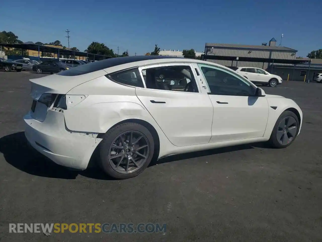 3 Photograph of a damaged car 5YJ3E1EA0MF017524 TESLA MODEL 3 2021