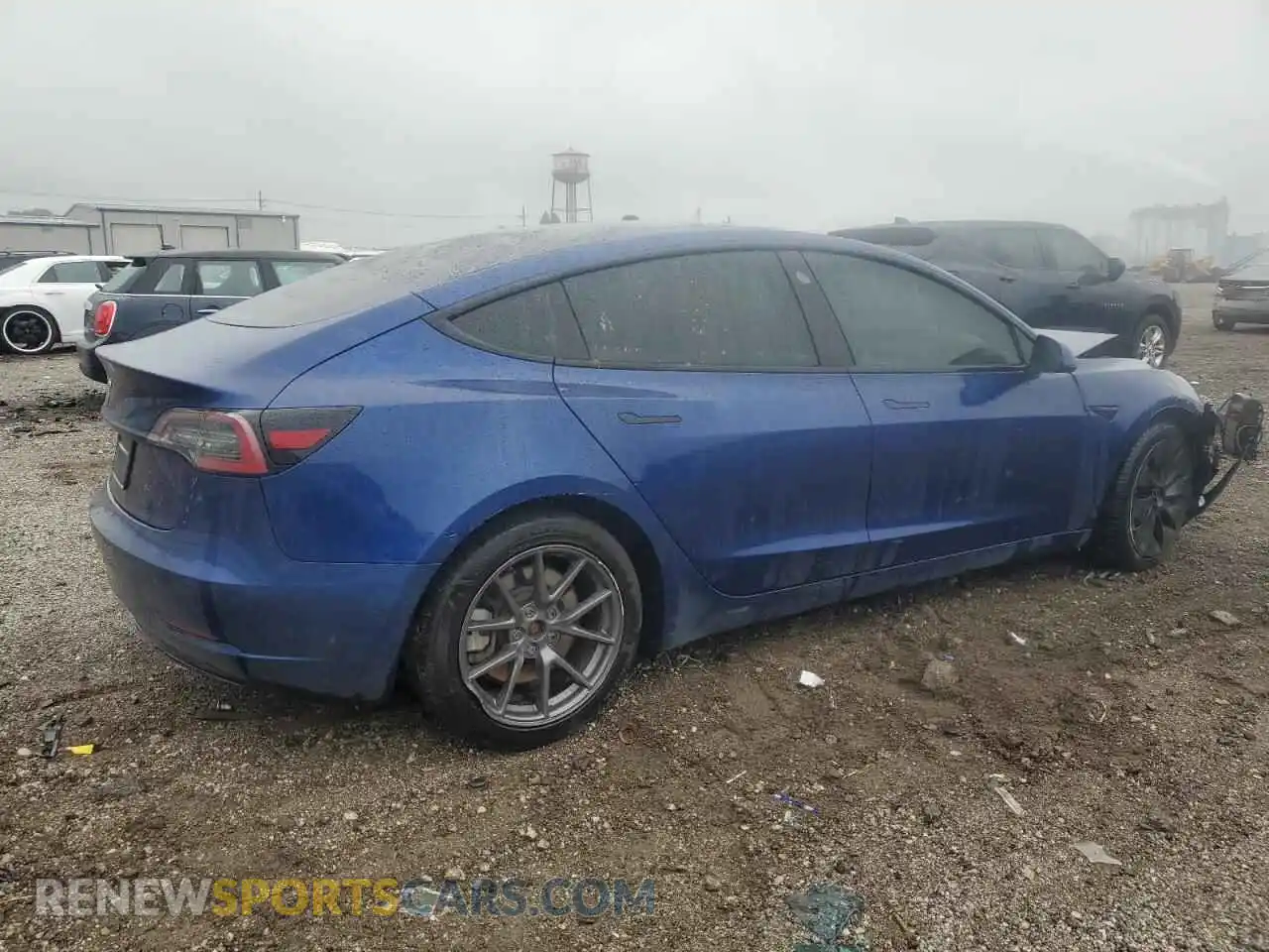 3 Photograph of a damaged car 5YJ3E1EA0MF057330 TESLA MODEL 3 2021
