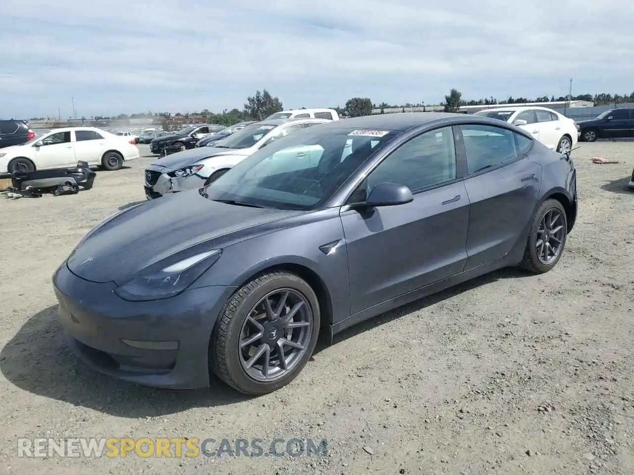 1 fotografías del automóvil dañado 5YJ3E1EA0MF074841 TESLA MODEL 3 2021