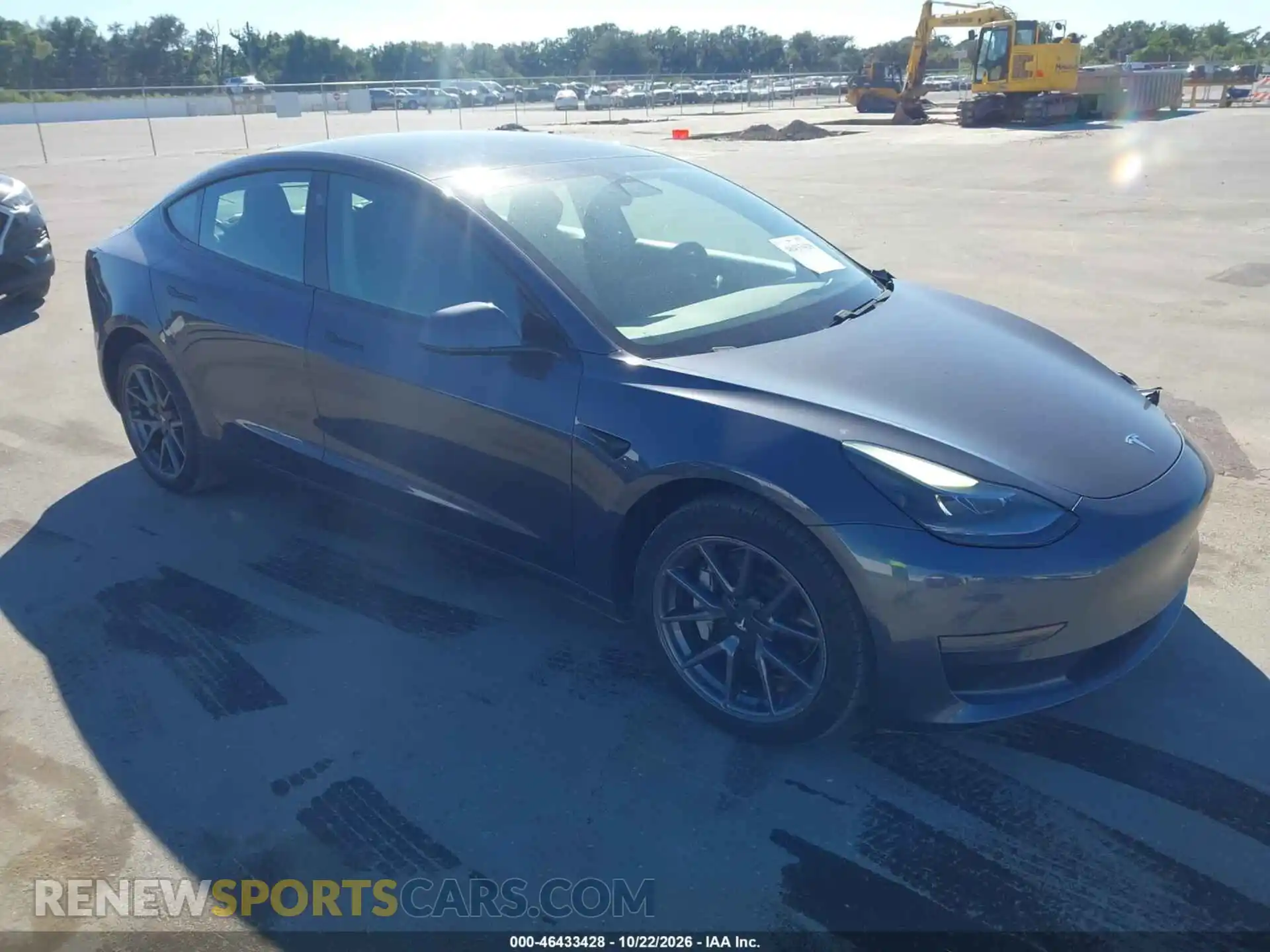 1 Photograph of a damaged car 5YJ3E1EA0MF085242 TESLA MODEL 3 2021