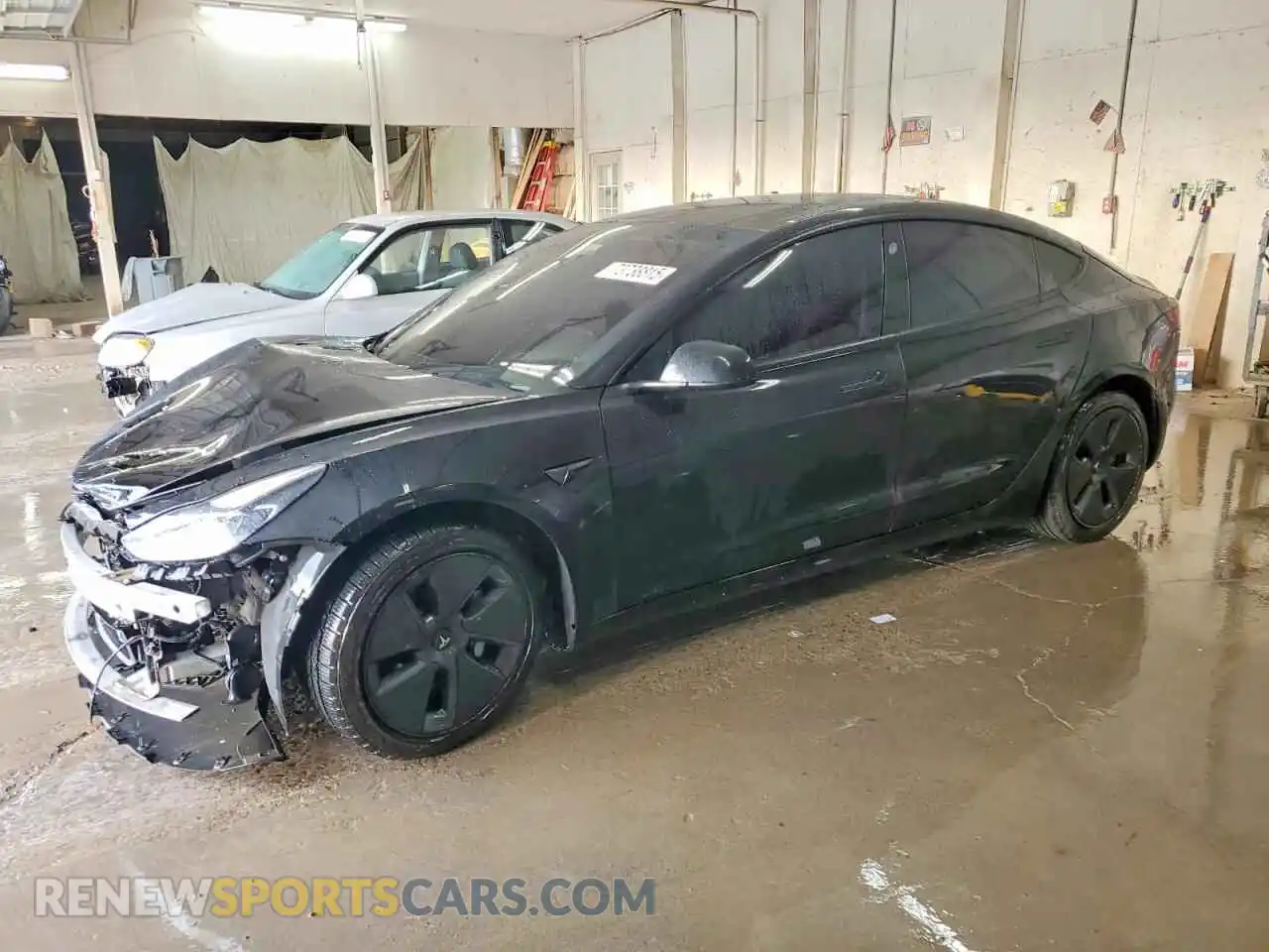 1 Photograph of a damaged car 5YJ3E1EA0MF087508 TESLA MODEL 3 2021