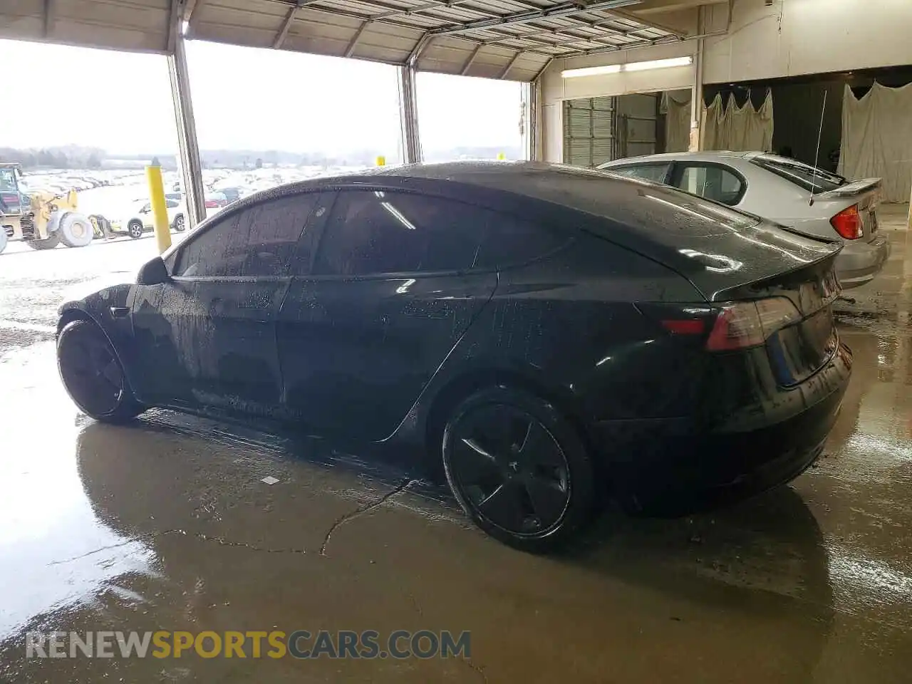 2 Photograph of a damaged car 5YJ3E1EA0MF087508 TESLA MODEL 3 2021