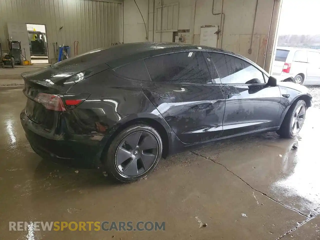3 Photograph of a damaged car 5YJ3E1EA0MF087508 TESLA MODEL 3 2021