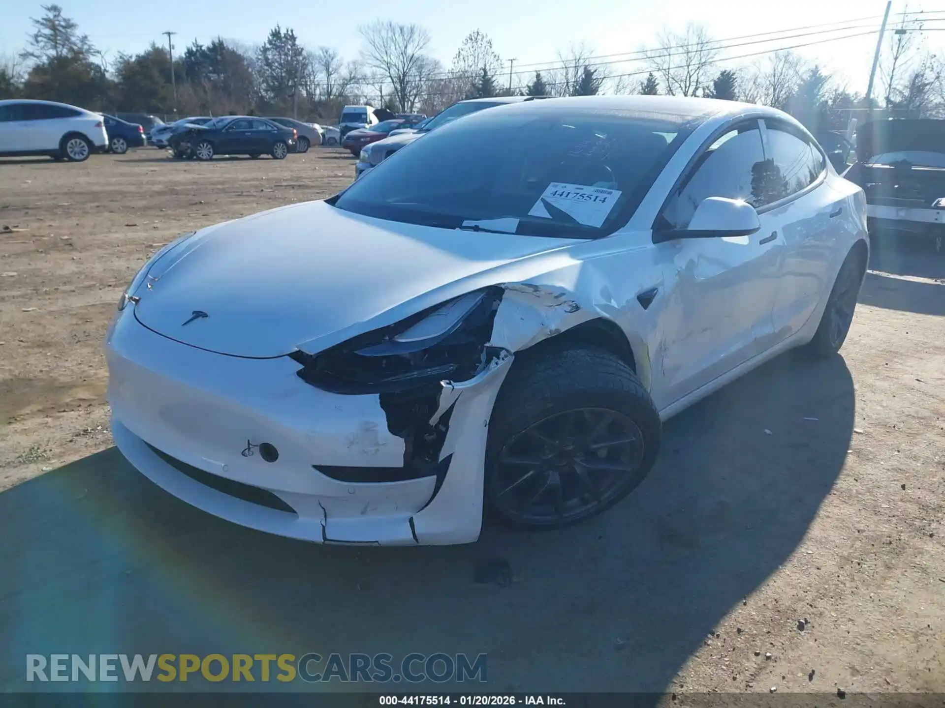 2 Photograph of a damaged car 5YJ3E1EA0MF088268 TESLA MODEL 3 2021