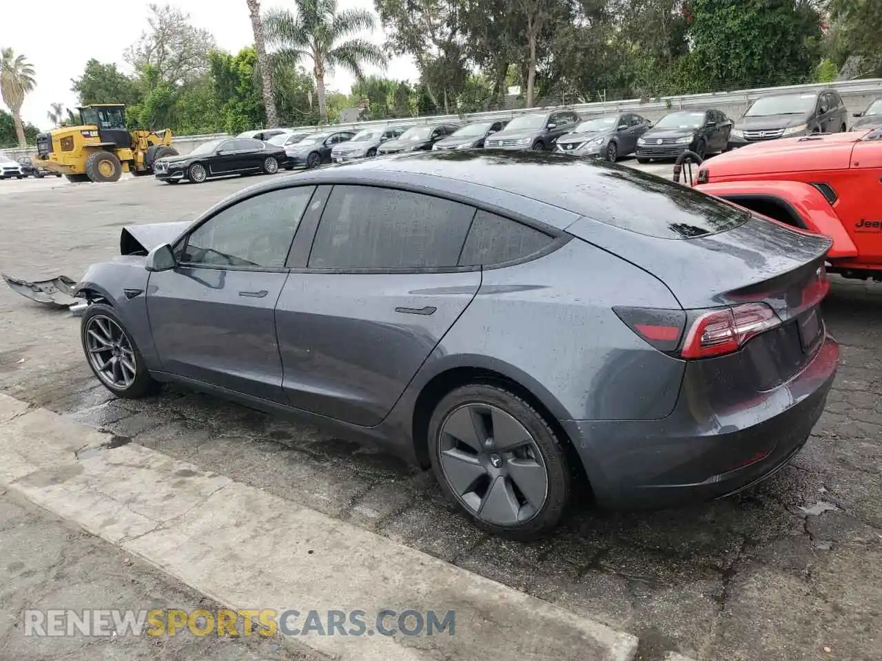 2 Фотография поврежденного автомобиля 5YJ3E1EA0MF091221 TESLA MODEL 3 2021