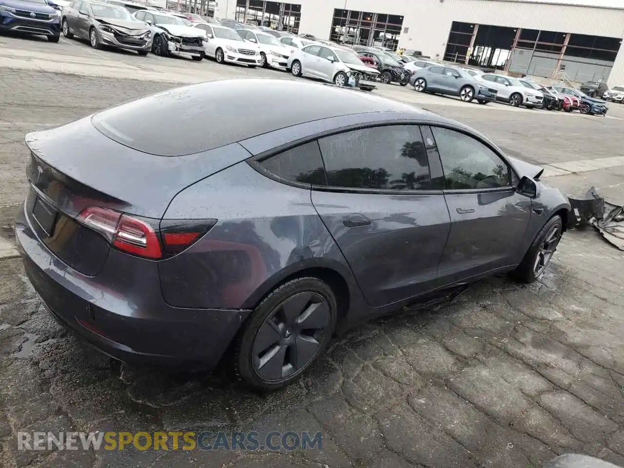 3 Фотография поврежденного автомобиля 5YJ3E1EA0MF091221 TESLA MODEL 3 2021