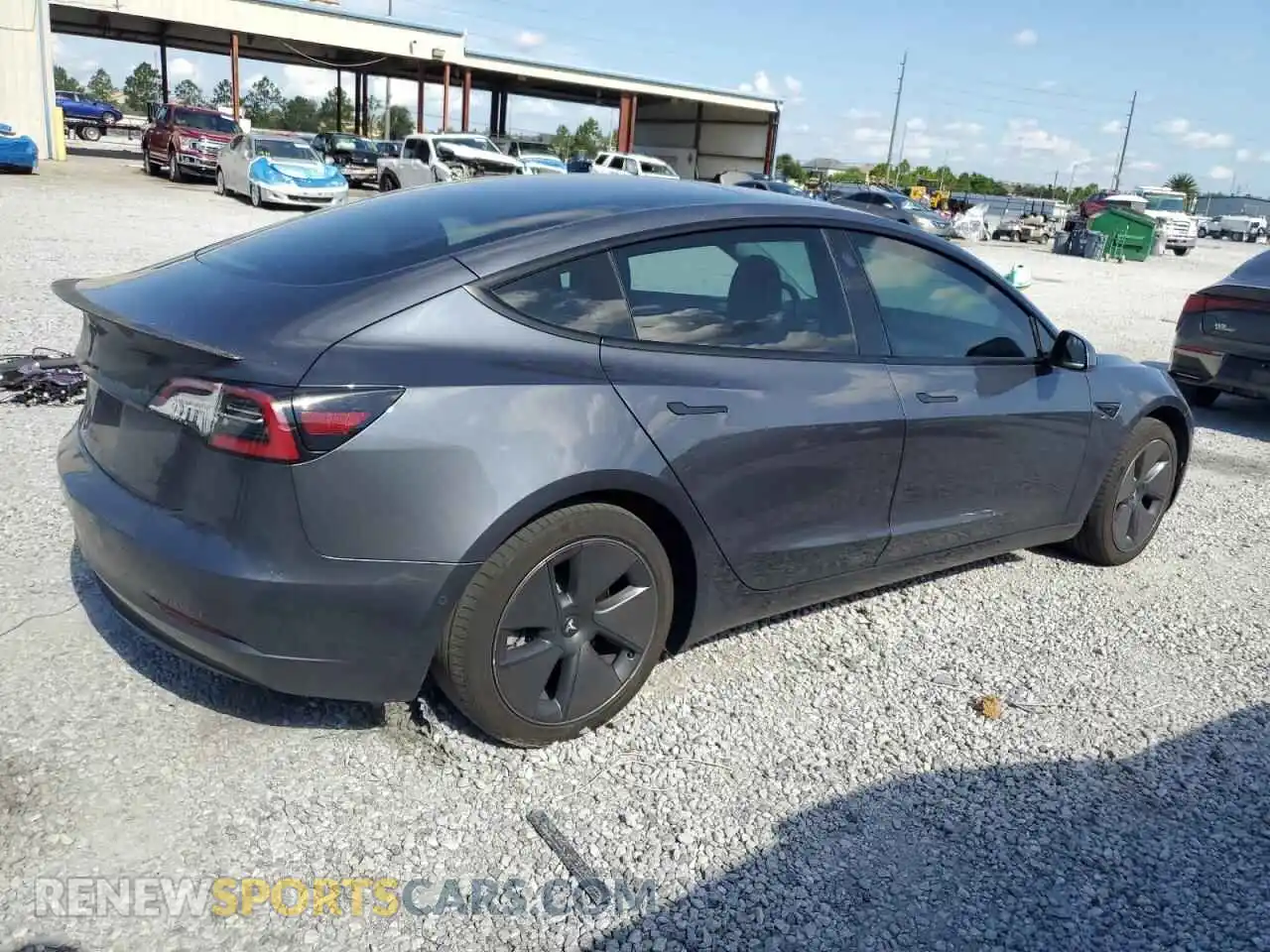 3 Photograph of a damaged car 5YJ3E1EA0MF099481 TESLA MODEL 3 2021