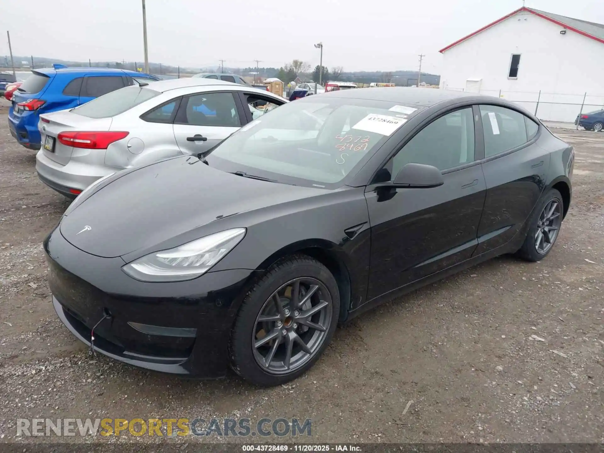 2 Photograph of a damaged car 5YJ3E1EA0MF854452 TESLA MODEL 3 2021